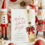 Making Spirits Bright Holiday Party Kaart