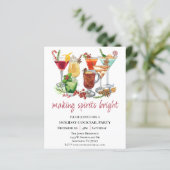 Making Spirits Bright kerstcocktail Party (Staand voorkant)