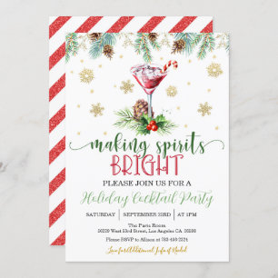 Making Spirits Bright Kerstfeest (rand) Kaart