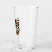 Making Spirits Bright Kerstfeestdag — Kreukbeer Glas (Links)