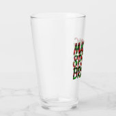 Making Spirits Bright Kerstfeestdag — Kreukbeer Glas (Rechts)