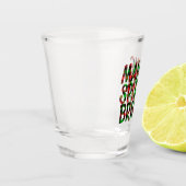Making Spirits Bright Kerstfeestdag Shot Glas (Links)
