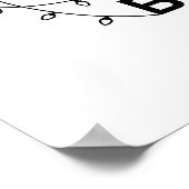 Making Spirits Bright - Moderne vakantietypografie Poster (Hoek)