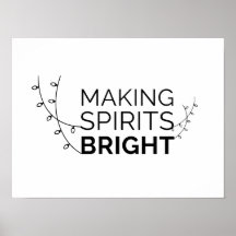Making Spirits Bright - Moderne vakantietypografie