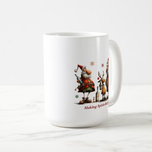 Making Spirits Bright Mug Koffiemok (Voorkant rechts)