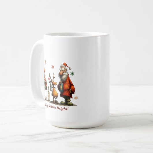 Making Spirits Bright Mug Koffiemok (Voorkant links)
