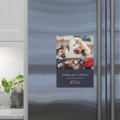 Making Spirits Bright Navy Blue Xmas Magnetische K