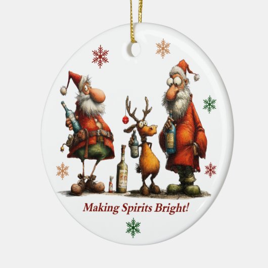 Making Spirits Bright Ornament (Links)