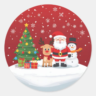 Making Spirits Bright Ronde Sticker