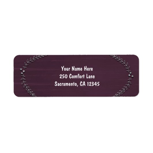 Making Spirits Bright Silver Leaves Vakantie Kaart Etiket (Voorkant)