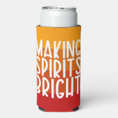 Making Spirits Bright Thanksgiving Party Seltzer Blikjeskoeler (Seltzer Achterkant)