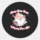 Making Srits Bright &amp; Keeng Faces Tight Christ Ronde Sticker (Voorkant)