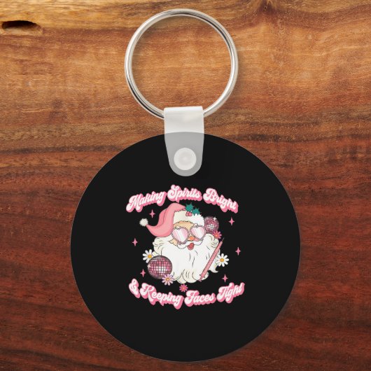 Making Srits Bright & Keeng Faces Tight Christ Sleutelhanger (Voorkant)