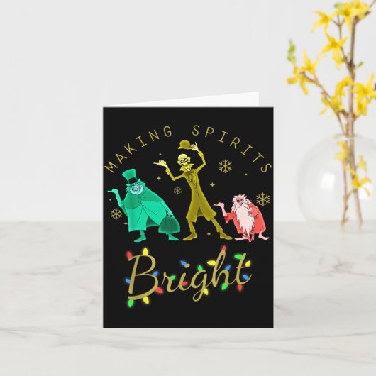 Making Srits Bright Christmas Retro Groovy Christm Kaart (Gele Bloem)