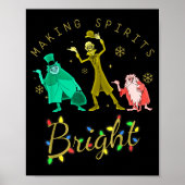 Making Srits Bright Christmas Retro Groovy Christm Poster (Voorkant)