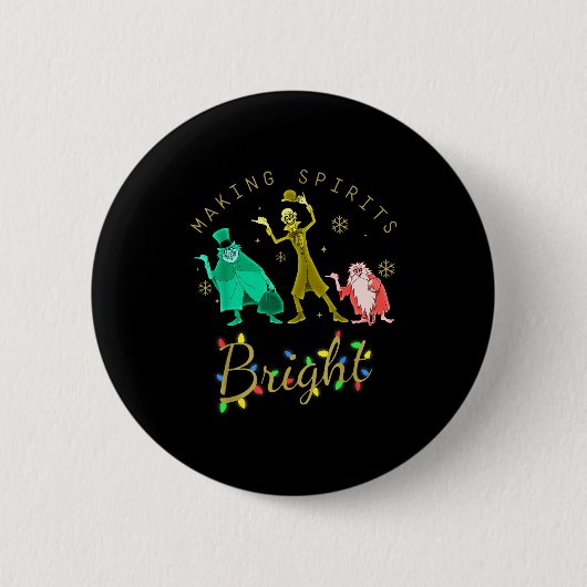 Making Srits Bright Christmas Retro Groovy Christm Ronde Button 5,7 Cm (Voorkant)
