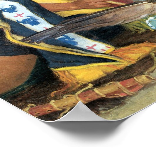 Making Sweetgras Medicine, Blackfoot Ceremony Poster (Hoek)