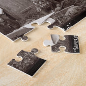 Making Tappa, een moederstof, c.1875 (sepia foto) Legpuzzel (Zijkant)