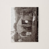 Making Tappa, een moederstof, c.1875 (sepia foto) Legpuzzel (Verticaal)