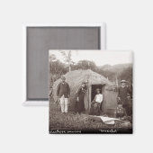 Making Tappa, een moederstof, c.1875 (sepia foto) Magneet (Voorkant / Achterkant)