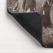 Making Tappa, een moederstof, c.1875 (sepia foto) Muismat (Hoek)