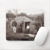 Making Tappa, een moederstof, c.1875 (sepia foto) Muismat (Met muis)