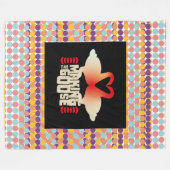 MAKING THE GOOSE BY MASANSER PIXELAT FLEECE DEKEN (Voorkant (Horizontaal))