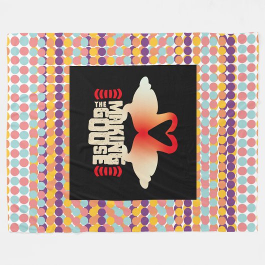 MAKING THE GOOSE BY MASANSER PIXELAT FLEECE DEKEN (Voorkant (Horizontaal))