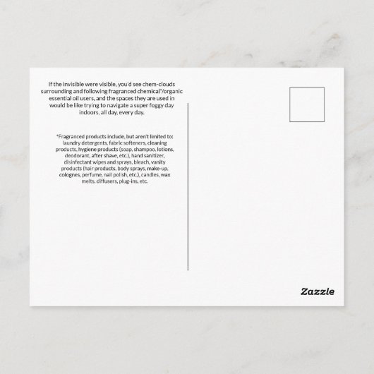 Making The Invisible Visible Briefkaart (Achterkant)