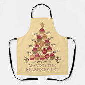 Making the Season Sweet | Christmas Cupcake Tree Schort (Voorkant)