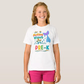 Making Waves School T-shirt voor kleuters tot 2e k (Voorkant volledig)