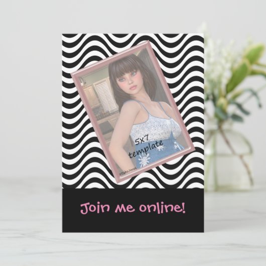 Making Waves Sweet 16 Livestream Verjaardag Kaart (Staand voorkant)