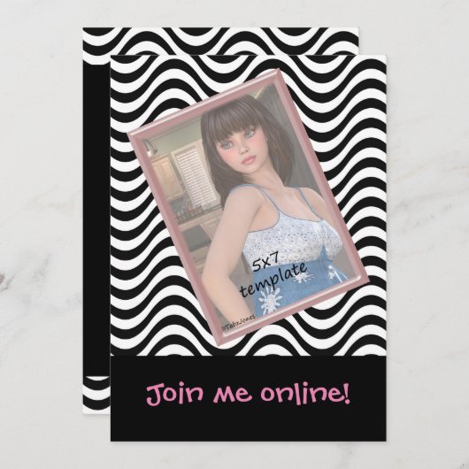 Making Waves Sweet 16 Livestream Verjaardag Kaart (Voorkant / Achterkant)