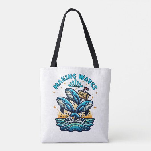 Making Waves Tote Bag (Achterkant)