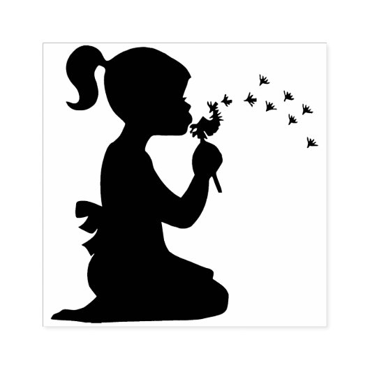 Making Wish Rubberstempel (Afrduk)