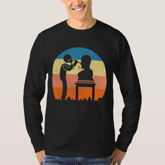 Making Wood Sculptures Sculptor T-shirt (Voorkant)
