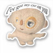Makka Pakka Ik heb je in de gaten Sticker (Voorkant)