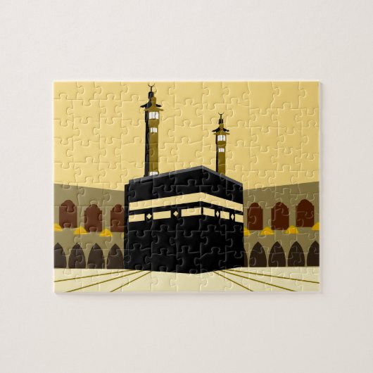 Makkah al-Mukarramah Kaaba Islamitisch Moslim Legpuzzel (Horizontaal)