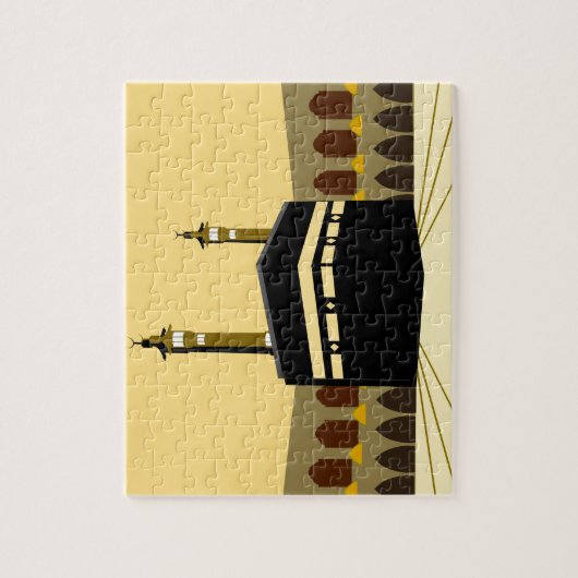Makkah al-Mukarramah Kaaba Islamitisch Moslim Legpuzzel (Verticaal)