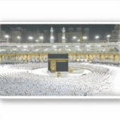 Makkah Ka'aba Heilige Moskee Sticker (Voorkant)