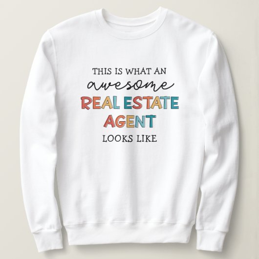 Makkelaar Grappig Geweldige Makelaar Cadeaus Trui (Design voorkant)