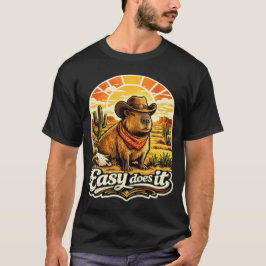 Makkelijk Aan Cowboy Capybara Woestijn T-shirt