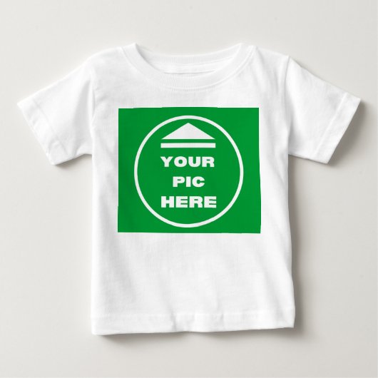 MAKKELIJK! Baby Fine Jersey T-shirt - Wit - Custom (Voorkant)
