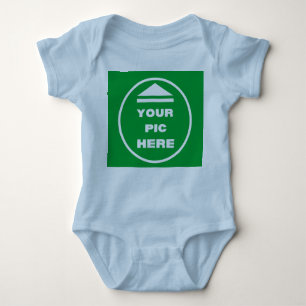 MAKKELIJK! Baby Jersey Bodysuit - Lichtblauw - Cus