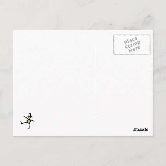 makkelijk briefkaart (Achterkant)