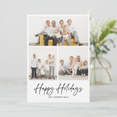 Makkelijk genoeg handschrift vakantie kaart (Staand voorkant)