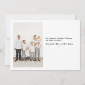 Makkelijk genoeg handschrift vakantiedagen kaart (Achterkant)