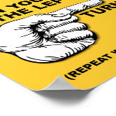 Makkelijk gewichtsverlies Plan Funny Poster Sign (Hoek)