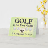 Makkelijk golfen kaart (Gele Bloem)
