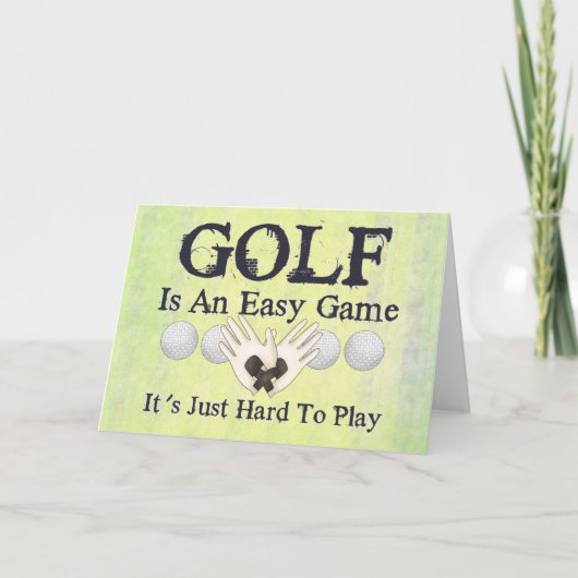Makkelijk golfen kaart (Voorkant)